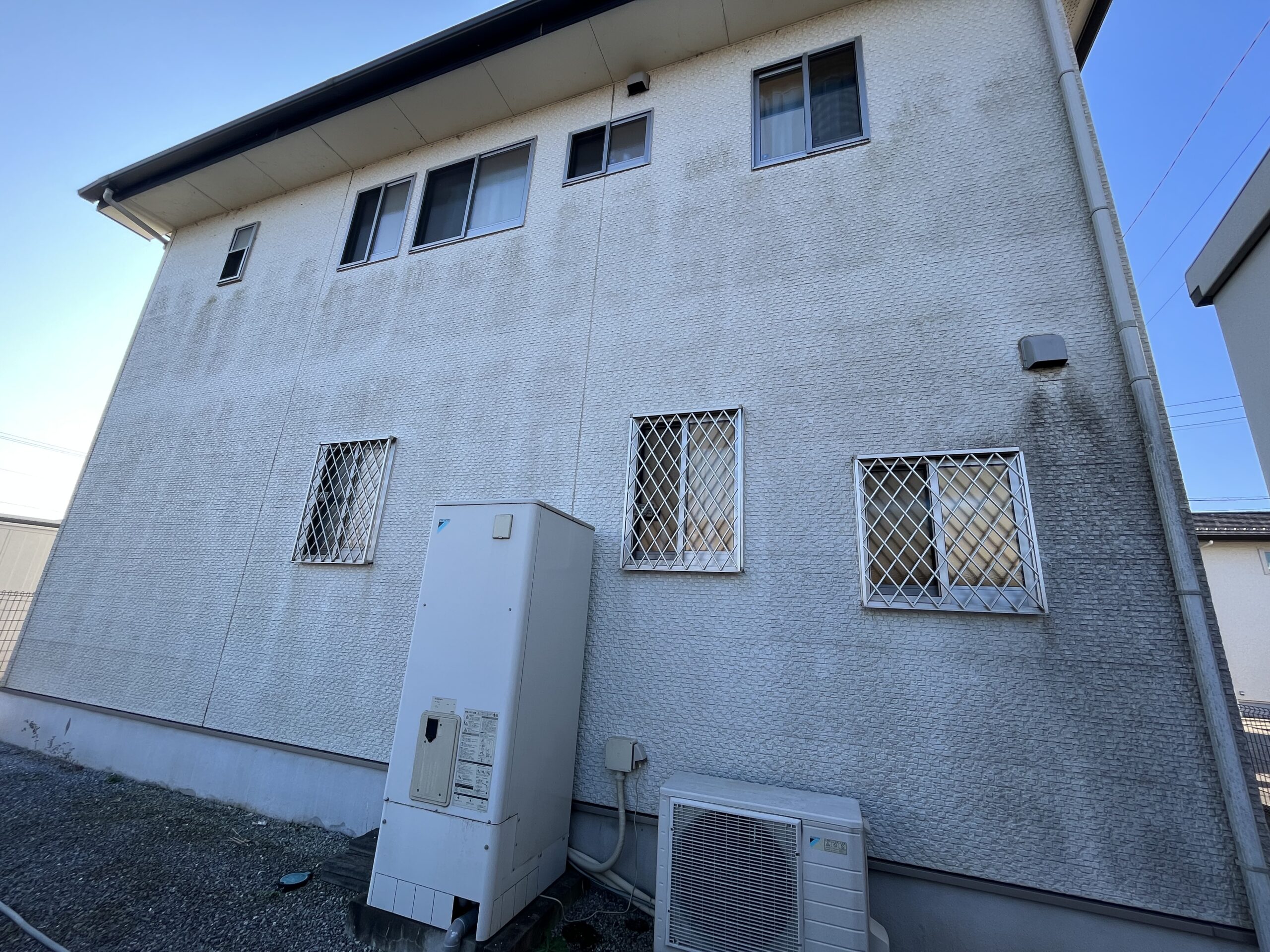外壁（北面）の施工前