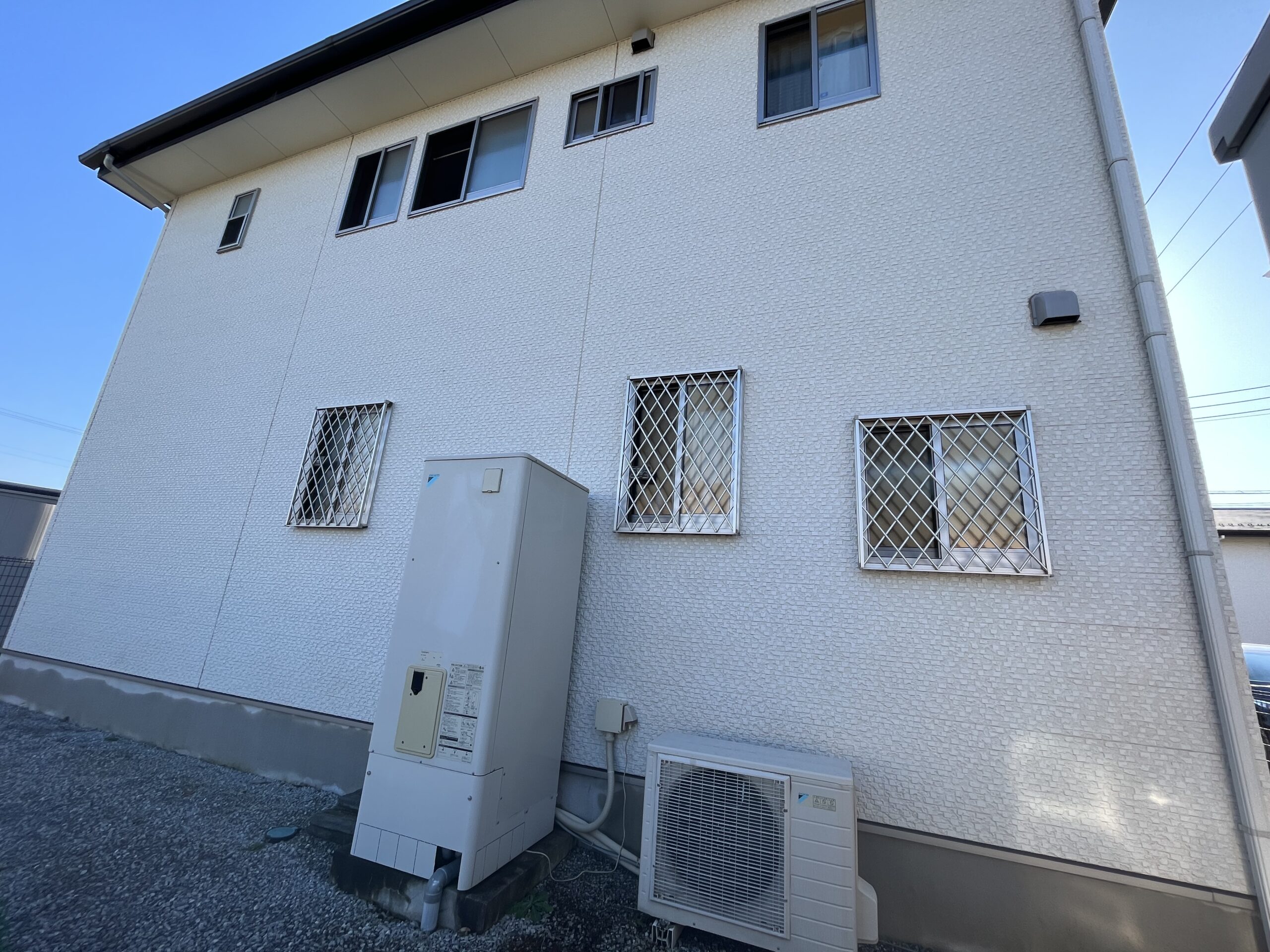 外壁（北面）の施工後